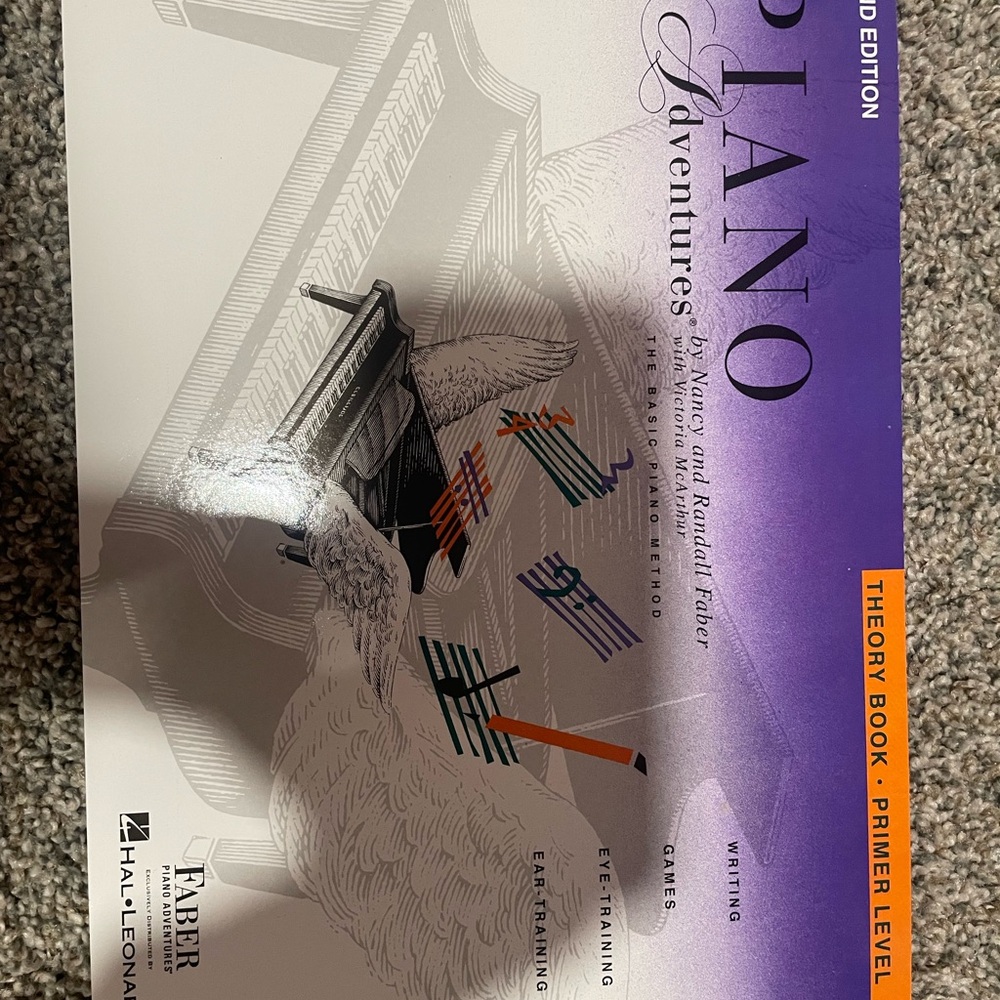 Piano Adventures Theory Book and sight reading book - Primer Level